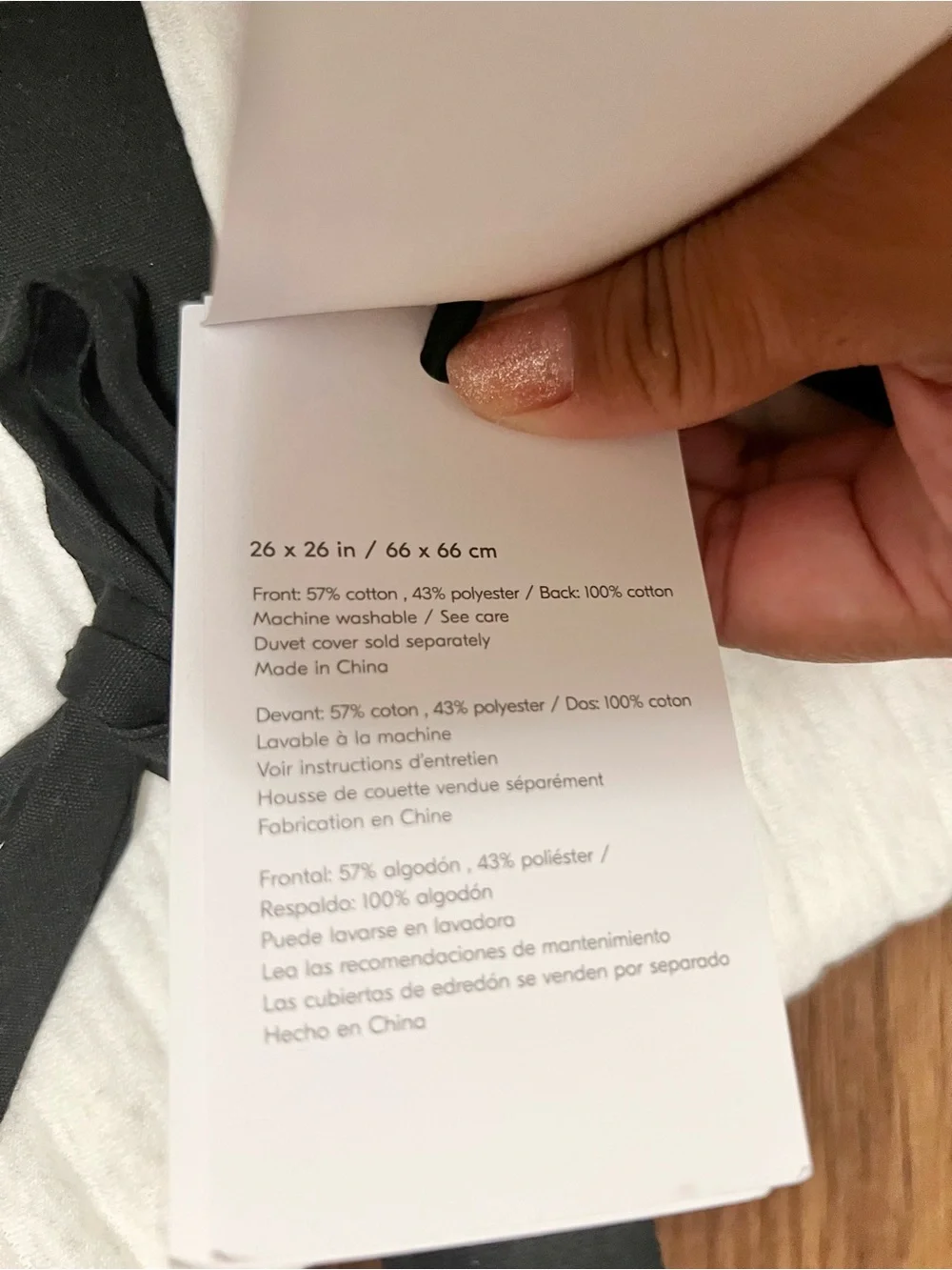 West Elm Grey Pillow Sham